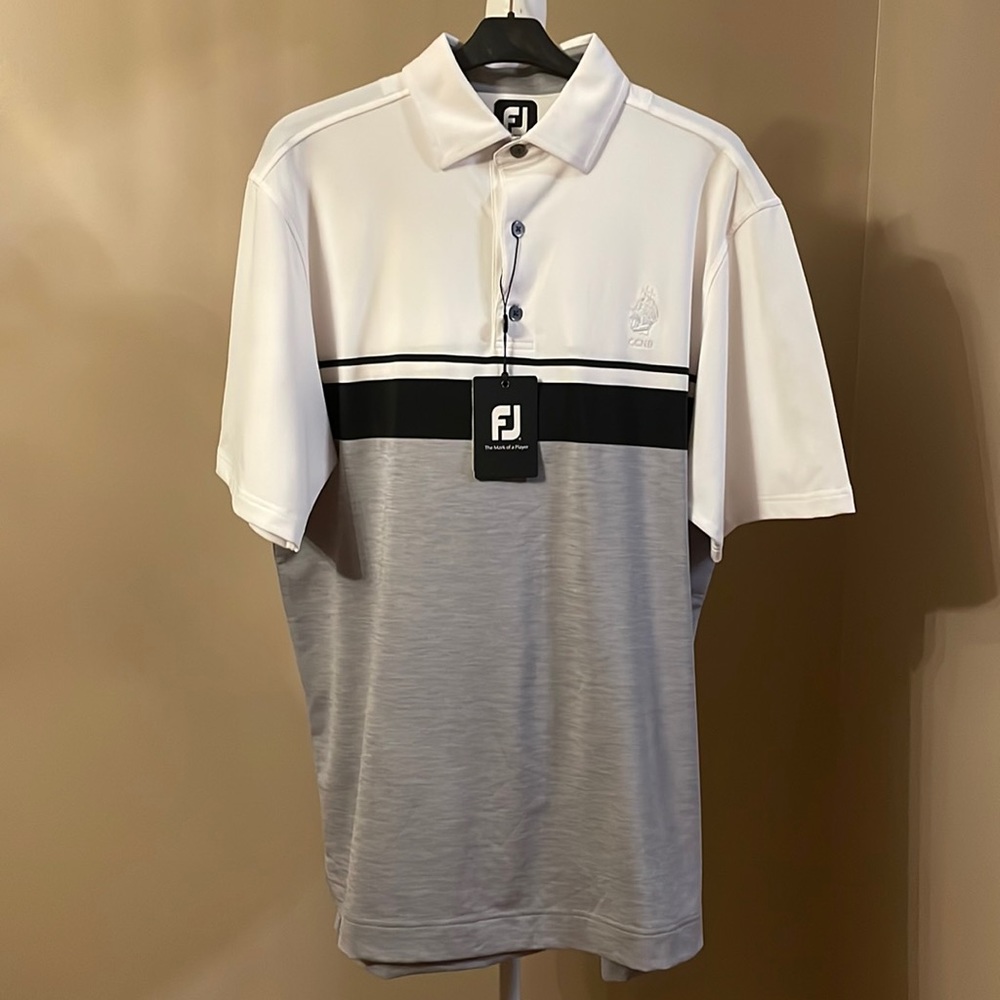 FJ Men's Shirt Size Medium Polo- Brand New with Tags